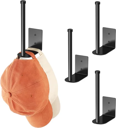 Vista 21 de Durmmur Paquete de 2 Percheros para Gorras de Béisbol, Organizador de Sombreros de Acero Inoxidable para Gorra de Béisbol, Organizador