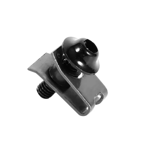 Vista 2 de Kit de pernos de carenado de motocicleta, Keenso M5 Tornillo de carenado de velocidad con tuerca de clip (negro)