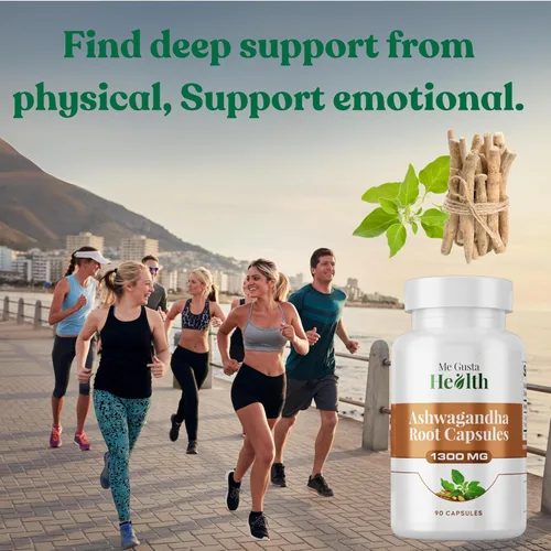 Vista 4 de Ashwagandha - Cápsulas de polvo de raíz de 1300 mg, soporte para el metabolismo de la cápsula para mujeres y hombres, apoyo inmunológico