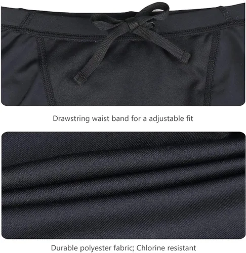 Vista 5 de BALEAF Pantalones cortos de natación deportivos UPF 50+ de secado rápido para niños