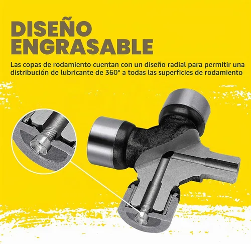 Vista 7 de MOOG 280 Junta Universal Superfuerte Engrasable para Jeep Grand Cherokee