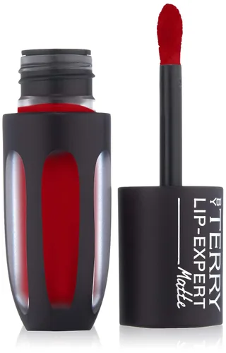 Vista 4 de By Terry Lip-Expert - Lápiz labial líquido mate, labios vibrantes y a prueba de besos, altamente pigmentado, de larga duración, My Red, 0.14 onzas