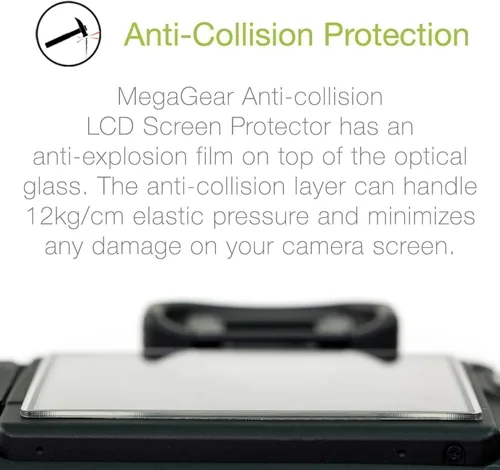 Vista 5 de Mega Gear MG1381 - Protector de pantalla para cámara LCD para Sony Alpha A7R III, transparente