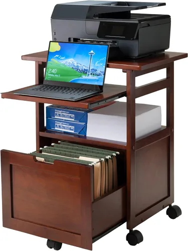 Vista 10 de Winsome Wood carro/soporte para impresora con espacio para teclado