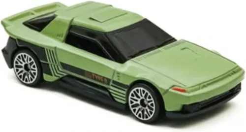 Vista 4 de Hot Wheels Hako Tipo D, Serie HW J-Imports, Coche fundido a troquel blanco, escala 1:64