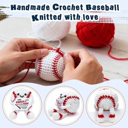 Vista 3 de Divertidos regalos de béisbol para niños y hombres, accesorios de pelotas de béisbol geniales, adornos de Navidad para jugadores amantes