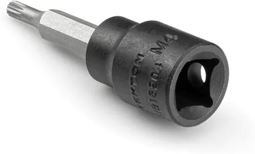 Vista 2 de TEKTON Zócalo de impacto de 3/8 pulgadas x M4 Triple Square Bit SIB18204