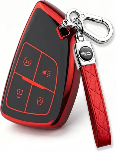 Vista 9 de Funda para llavero compatible con Silverado 1500, Sierra 1500, Colorado Canyon 2024 2025, Silverado Sierra Smart Key