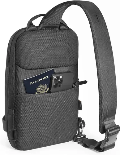 Vista 3 de A54 Sling Bag, Negro, 11-inch