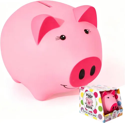 Vista 13 de Alcancía Mágica para Niños y Adultos - Banco de Dinero de Plástico Irrompible con Cerradura, Banco de Monedas que Brilla en la Oscuridad - Regalo