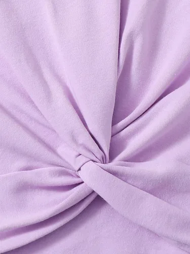 Vista 3 de SHENHE Camiseta corta de manga corta con cuello redondo y 3 piezas para niña