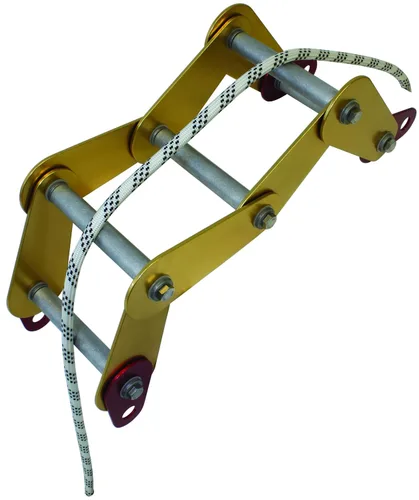 Vista 2 de 3M DBI-SALA Rollgliss Technical Rescue, Ropecraft 8700142 Protector de cuerda, aluminio, para superficies y bordes naturales
