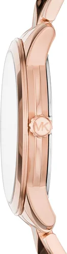 Vista 2 de Michael Kors Runway Mercer - Reloj de acero inoxidable de tres manecillas