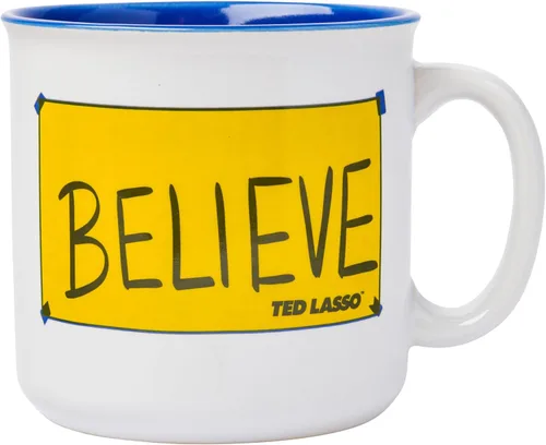 Vista 10 de Silver Buffalo Ted Lasso Garbage Water - Taza de café de acero inoxidable de doble pared con asa, 15 onzas