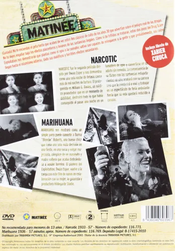 Vista 2 de Matinee Drogas (Marihuana + Narcotic) Spanish Import