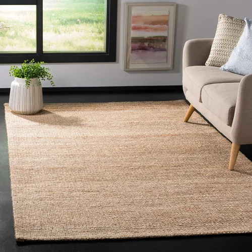 Vista 22 de SAFAVIEH Marbella Collection - Alfombra decorativa, 2 pies 3 pulgadas x 4 pies, marfil, yute hecho a mano, ideal para zonas de alto tráfico