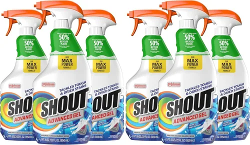 Vista 11 de Shout Advanced Gel removedor de manchas en aerosol para lavandería, 22