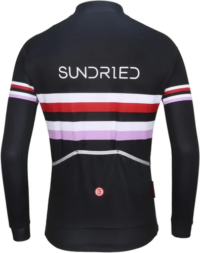 Vista 3 de Sundried Camiseta de ciclismo de manga larga Stealth para hombre