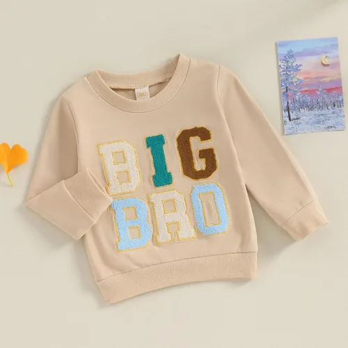Vista 7 de Twopumpkin Sudadera de manga larga para bebé, niña, niño, niña, niño, traje a juego, ropa para recién nacidos