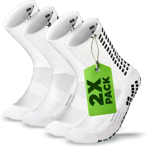 Vista 15 de LUX Sports Calcetines de Doble Agarre - Calcetines de Agarre para Fútbol para Hombres y Mujeres. Rendimiento y Comodidad GripArray