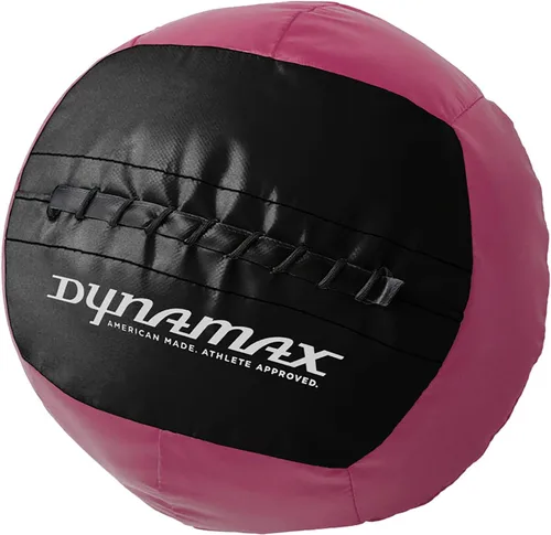 Vista 3 de Dynamax Standard Medicine Ball, 4–30 lb Soft Shell Wall Ball, 14-Inch Weighted Exercise Ball for Strength Training, Core Workouts, Conditioning &