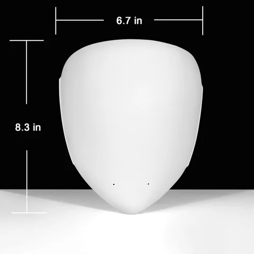 Vista 2 de Paquete de 5 y 10 máscaras de cosplay de bricolaje de plástico blanco blanco máscara de cara completa pintable de anime artesanal máscara de disfraz