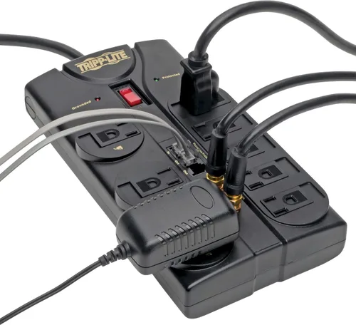 Vista 2 de enchufe múltiple para uso médico de 10 pulgadas TEL/Coaxial negro