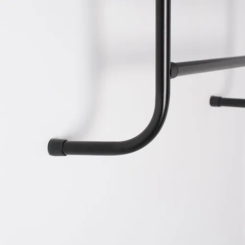 Vista 9 de Fancial Organizador sobre la puerta, organizador de metal, cestas de malla para colgar y montar en la pared de 3 capas, fácil de instalar, negro