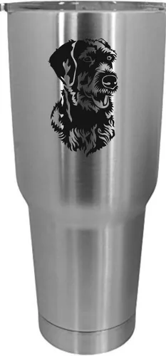 Vista 353 de Cairn Terrier - Vaso grabado con temática de perro, 30 onzas