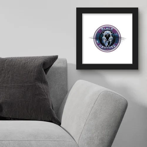 Vista 3 de Trends International Gallery Pops Marvel Black Panther - Póster de pared con icono de pared, 12.00 x 12.00 pulgadas, versión de marco negro
