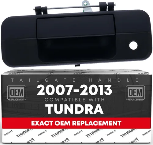 Vista 6 de Reemplazo del montaje de la manija del portón trasero, metal mejorado, compatible con Toyota Tundra 2007-2013, mango de pestillo de puerta