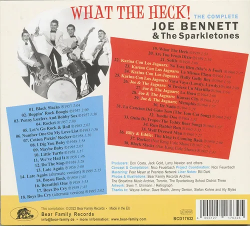Vista 2 de What The Heck! - The Complete Joe Bennett & The Sparkletones (CD)
