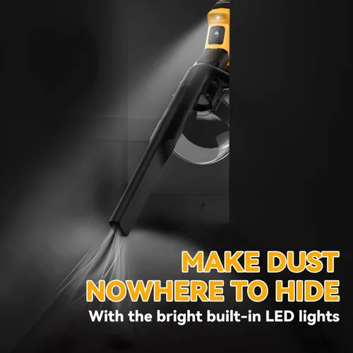 Vista 4 de Aspiradora inalámbrica para Dewalt - Batería de 20 V, aspiradora de mano portátil 5 en 1 con filtro HEPA lavable para el hogar, automóvil, suelo
