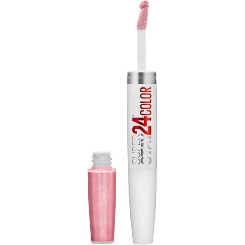 Vista 18 de Maybelline Super Stay 24, lápiz labial líquido de maquillaje de 2 pasos, color altamente pigmentado de larga duración con bálsamo hidratante, Merlot