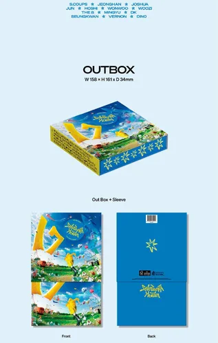 Vista 2 de (CARAT Ver.) SEVENTEEN [SEVENTEENTH HEAVEN] 11º Mini álbum (SEUNGKWAN Ver.) K-POP SELLADO