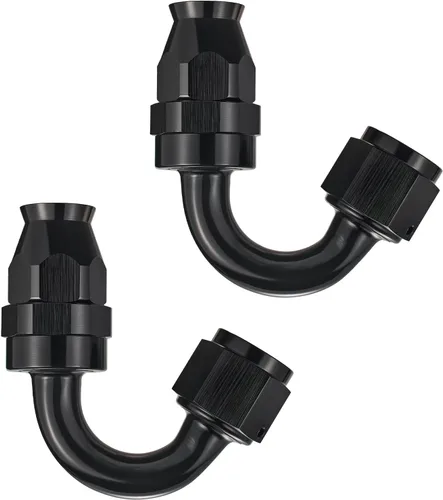 Vista 11 de EVIL ENERGY 3AN PTFE manguera extremo montaje 90 grados negro para manguera de PTFE solamente 2PCS