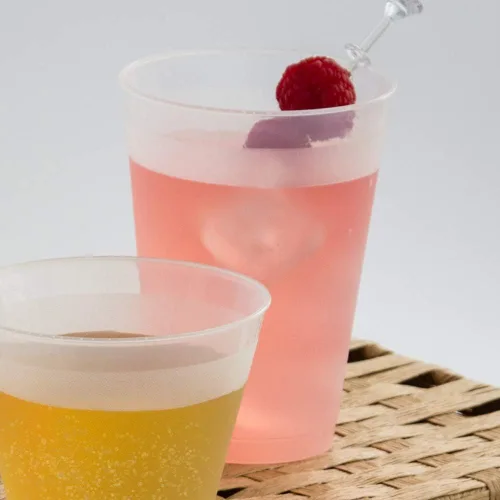 Vista 3 de Frost-Flex - Vaso de plástico para beber, 14 onzas, esmerilado (500 unidades)