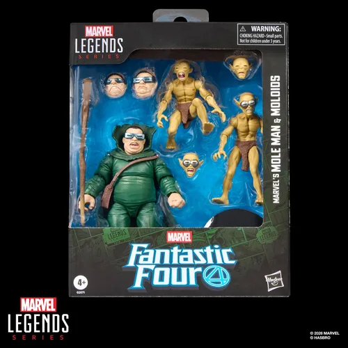 Vista 2 de Marvel Legends Series Marvel's Mole Man & Moloids - Paquete múltiple