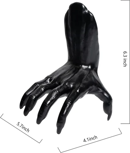 Vista 3 de GUTE Creepy Hands - Decoración para colgar en la pared, decoración de manos de terror, decoración estética, gótica, gótica, arte de pared colgante