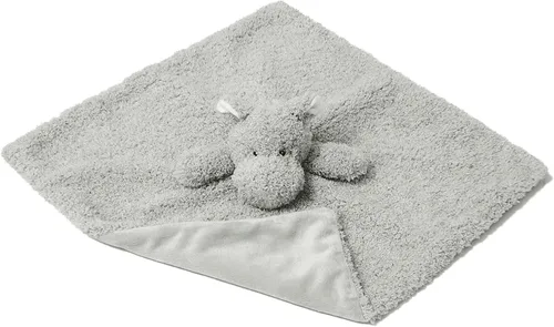 Vista 3 de Manta de seguridad suave de hipopótamo gris bebé, manta de felpa de personaje hipopótamo, regalo de baby shower/guardería, manta para acurrucarse