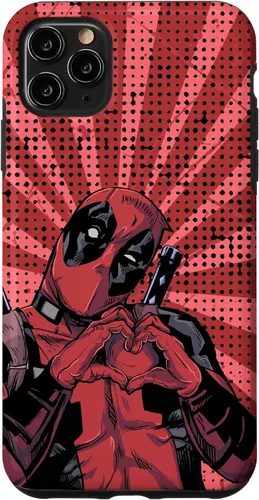 Vista 13 de Marvel Deadpool - Carcasa para iPhone 17, diseño de manos de cómic