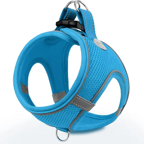 Vista 10 de Joytale Arnés para Perros Pequeños, Chaleco de Malla Transpirable Step-in, Arneses Acolchados Suaves Reflectantes para Gatos y Perros Cachorros