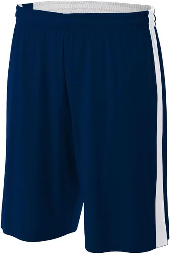 Vista 8 de A4 Pantalón corto reversible para hombre con gestión de la humedad de 10" Negro