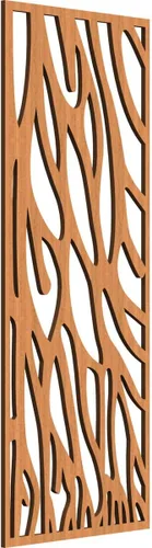 Vista 29 de 9 3/8"W x 24 3/8"H x 1/4"T Bristol Decorativos Paneles de Pared de Madera Calado, Cereza