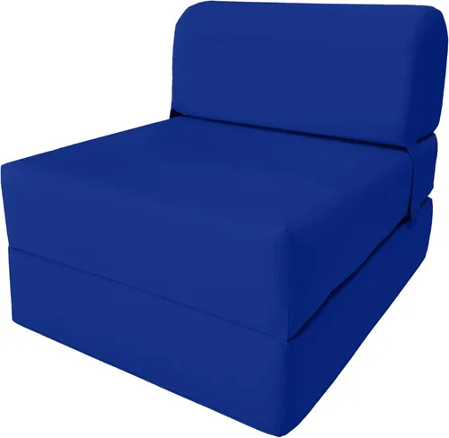 Vista 28 de D&D Futon Furniture. Silla plegable de espuma, sofá de estudio, colchón de espuma plegable para invitados (6 x 24 x 70 pulgadas, negro)