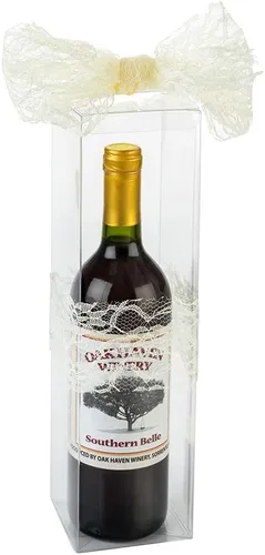 Vista 19 de Restaurantware - Cajas de recuerdo de boda de 2.8 x 2.4 pulgadas, 100 cajas de dulces transparentes con parte superior de trébol. Para bodas, baby