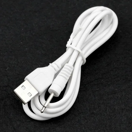 Vista 5 de 1 cable de carga CC de repuesto, cable de carga USB, 0.098 in (blanco) - Cable de carga USB de carga rápida para perro Tracys para Tracy's Dogg Wand