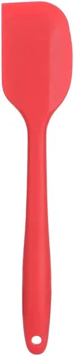 Vista 5 de Silicone Spatula Set 6PCS Food Grade Silicone Cooking Baking Utensils Kit with Scraper Brush Spoon for Kitchen Non Stick Cookware Heat Up to 230℃ Red