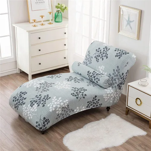 Vista 4 de Funda elástica para tumbona, funda elástica para tumbona de lujo, para sala de estar, muebles de interior, ultra suave, lavable a máquina (1)
