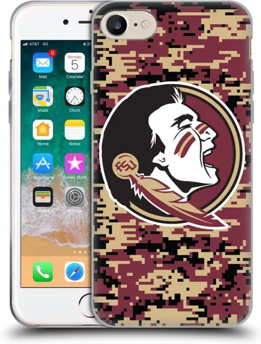 Vista 232 de Oficial Universidad Estatal de Florida FSU Soft Gel Case para iPhone de Apple 7 Plus/iPhone 8 Plus, Banner